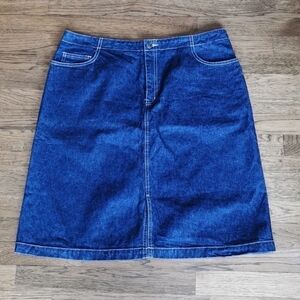 COTTON Ginny Vintage A-Line Denim Skirt 15